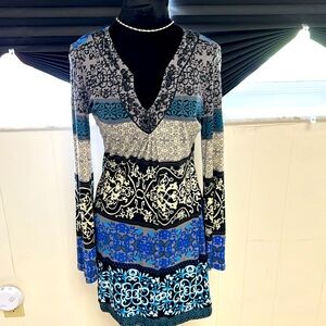 Beautiful Hale Bob size small stretch dress with beading